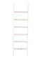 Διακοσμητική Λευκή Σκάλα Rattan Over The Rainbow 45x150cm