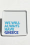 Πιάτο Λευκή Πορσελάνη Memories Tomy K  21x21cm