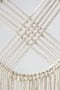 Boho Διακοσμητικό Τοίχου Macrame Ονειροπαγίδα με Κρόσσια Orion 30x60cm