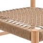 Καρέκλα Από Ξύλο Teak με Κορδόνι Zora 48x49x79cm