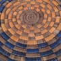 Διακοσμητικό Καλάθι από Φύλλα Φοίνικα Mosaic 40x40x45cm