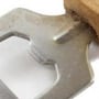 Ανοξείδωτο Ανοιχτήρι με Λαβή από Ξύλο Teak Open 5x3x20cm