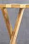 Πτυσσόμενη Βαλιτσοθήκη από Ξύλο Teak Devya 38x55x50cm