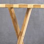 Πτυσσόμενη Βαλιτσοθήκη από Ξύλο Teak Devya 38x55x50cm