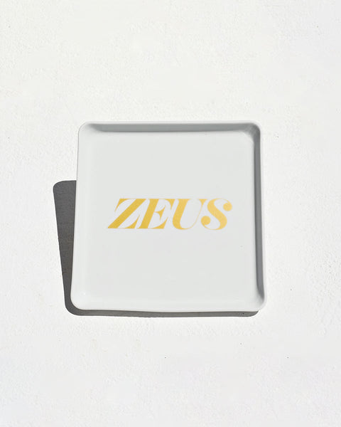 Πιάτο Λευκή Πορσελάνη Zeus Tomy K 21x21cm