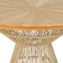 Τραπέζι Ροτόντα από Ξύλο Teak Keran 120x120x75cm