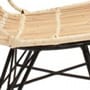 Πολυθρόνα από Φυσικό Rattan Kessie 57x56x84cm