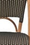 Πλεκτή Καρέκλα από Bamboo & Συνθετικό Rattan Kwame 52x55x96cm