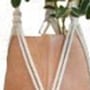 Boho Βαμβακερό Χειροποίητο Macrame Για Γλάστρα Luz 140cm